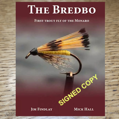 THE BREDBO BOOK BY MICK HALL & JIM FINDLAY AVAILABLE AT TROUTLORE FLY TYING STORE AUSTRALIA