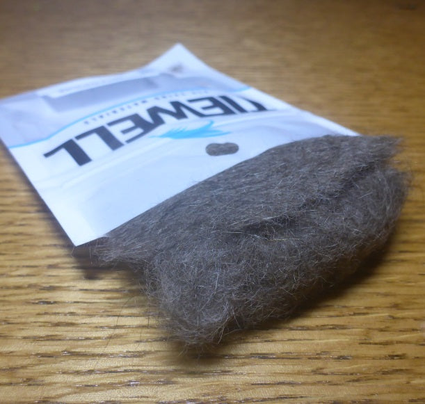 Tiewell Premium Possum Dubbing Natural Dark - Troutlore Fly Tying Shop Australia