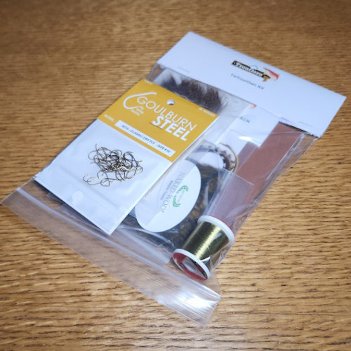 Starter Dry Fly ‘TieYourOwn’ Kit - Classic Troutlore Fly Tying Supplies Australia