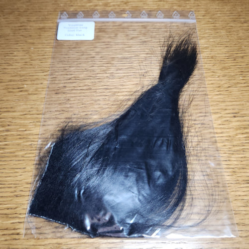 Troutline Premium Long Goat Fur - Black - Troutlore Fly Tying Store Australia