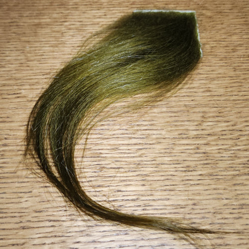 Troutline Premium Long Goat Fur - Olive - Troutlore Fly Tying Materials Australia