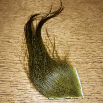 Troutline Premium Long Goat Fur - Olive - Troutlore Fly Tying Materials Australia