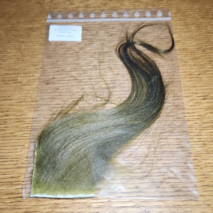 Troutline Premium Long Goat Fur - Olive - Troutlore Fly Tying Materials Australia