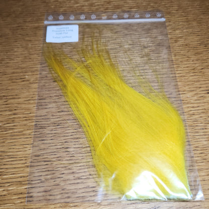 Troutline Premium Long Goat Fur - Yellow - Troutlore Fly Tying Supplies Australia