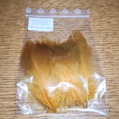 Troutline Wood Duck Lemon Feather Substitutes - Troutlore Fly Tying Shop Australia