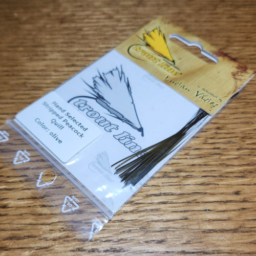 Troutline Stripped Peacock Quills - Troutlore Fly Tying Shop Australia