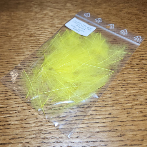 Troutline CDC Feathers Dyed Tier's Pack - Mayfly Yellow - Troutlore Fly Tying Supplies Australia