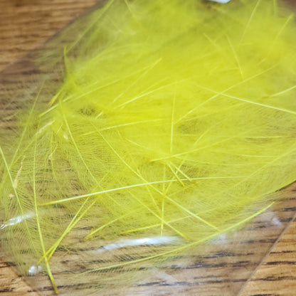 Troutline CDC Feathers Dyed Tier's Pack - Mayfly Yellow - Troutlore Fly Tying Supplies Australia