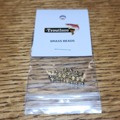 Brass Beads Gold – 25 Pcs - Troutlore Fly Tying Store Australia