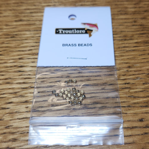 Brass Beads Gold – 25 Pcs - Troutlore Fly Tying Store Australia