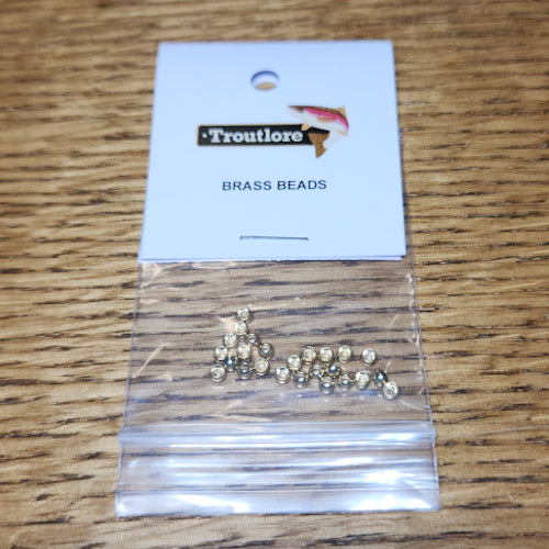 Brass Beads Gold – 25 Pcs - Troutlore Fly Tying Store Australia