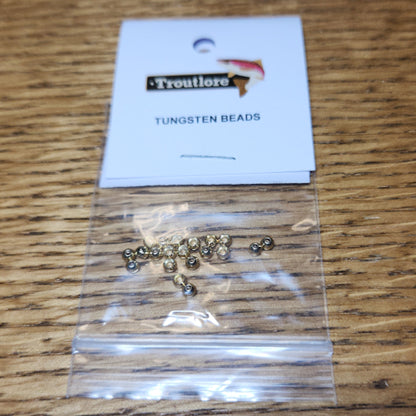 Tungsten Beads Gold – 20 Pcs - Troutlore Fly Tying Shop Australia