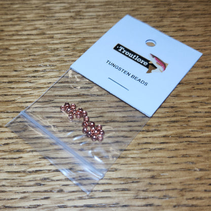 Tungsten Beads Copper – 20 Pcs - Troutlore Fly Tying Supplies Australia