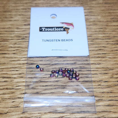 Tungsten Beads Rainbow – 20 Pcs - Troutlore Fly Tying Materials Australia
