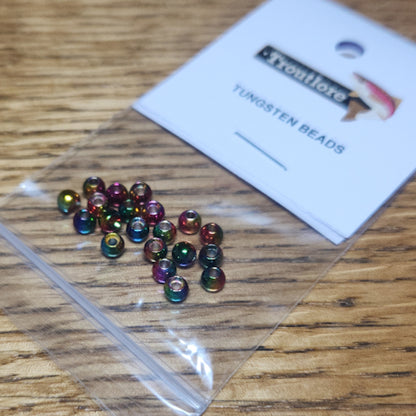 Tungsten Beads Rainbow – 20 Pcs - Troutlore Fly Tying Materials Australia