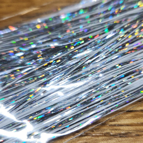 Upavon Apex Predator Blizzard Flash - Silver Holographic - Troutlore Fly Tying Store Australia