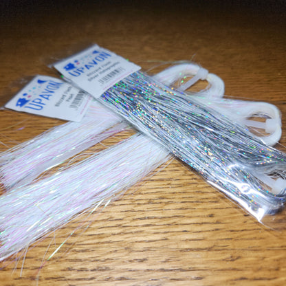 Upavon Apex Predator Blizzard Flash - Silver Holographic - Troutlore Fly Tying Store Australia