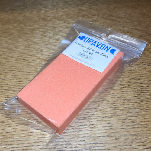 Upavon Premium HD Foam Block – Orange - Troutlore Fly Tying Foam Australia