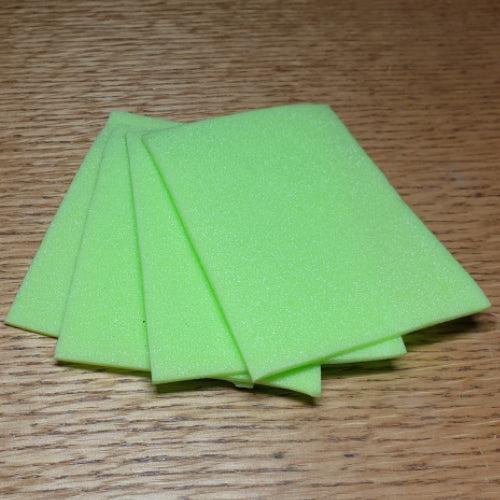 Upavon Premium HD Foam Sheet – Lime AVAILABLE AT TROUTLORE FLY TYING STORE AUSTRALIA