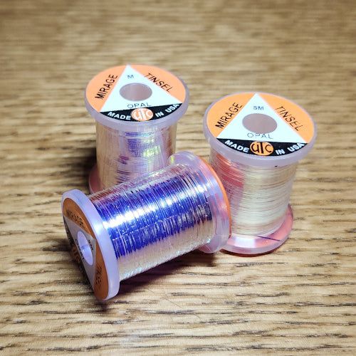 UTC Mirage Tinsel Opal - Troutlore Fly Tying Supplies Australia
