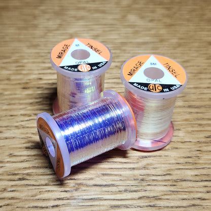 UTC Mirage Tinsel Opal - Troutlore Fly Tying Supplies Australia