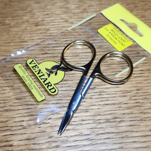 Veniard Gold Loop Arrow Point Scissors - Troutlore Fly Tying Store Australia