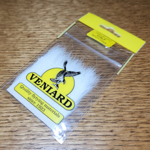 Veniard Calf Body Hair - Natural - Troutlore Fly Tying Store Australia