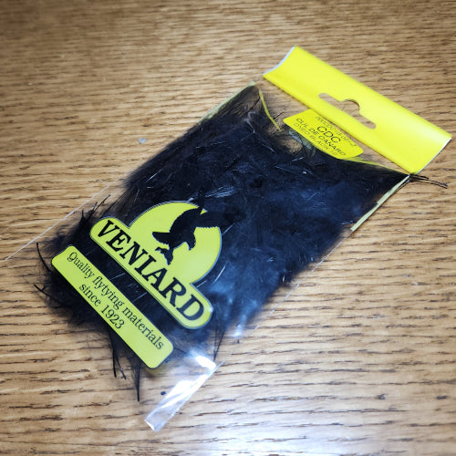 Veniard CDC Bulk 1 Gram Pack - Black - Troutlore Fly Tying Store Australia