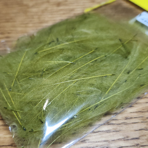 Veniard CDC Bulk 1 Gram Pack - Pale Olive - Troutlore Fly Tying Feathers Australia