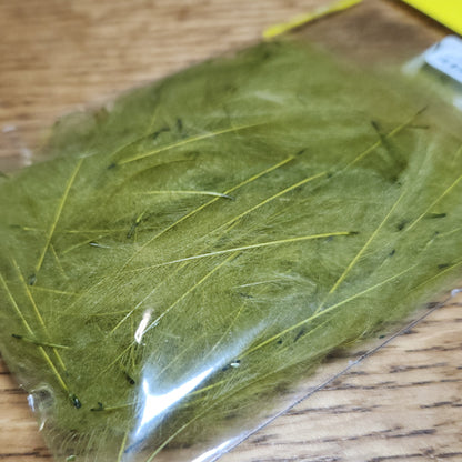 Veniard CDC Bulk 1 Gram Pack - Pale Olive - Troutlore Fly Tying Feathers Australia