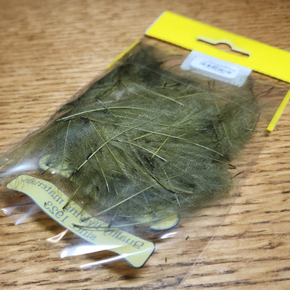 Veniard CDC Bulk 1 Gram Pack - Olive Dun - Troutlore Fly Tying Feathers Australia Cul De Canard