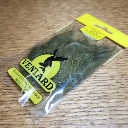 Veniard CDC Bulk 1 Gram Pack - Olive Dun - Troutlore Fly Tying Feathers Australia Cul De Canard
