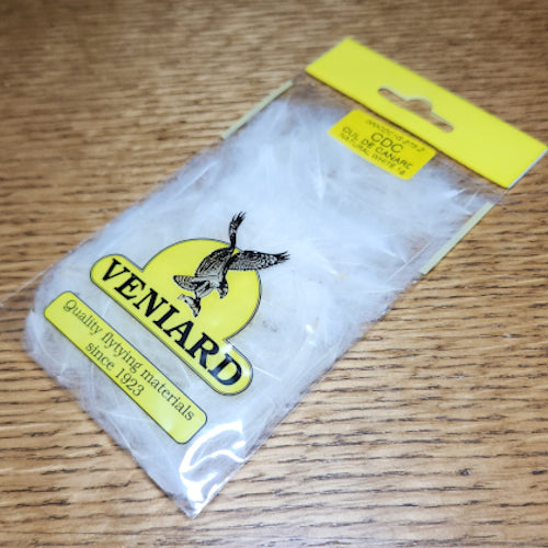 Veniard CDC Bulk 1 Gram Pack - White - Troutlore Fly Tying Store Australia