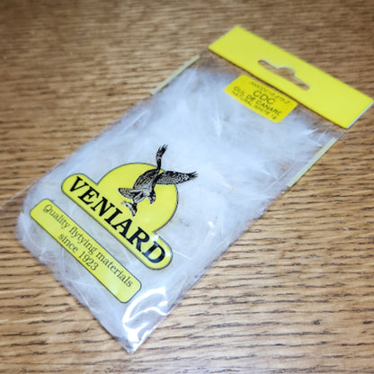 Veniard CDC Bulk 1 Gram Pack - White - Troutlore Fly Tying Store Australia