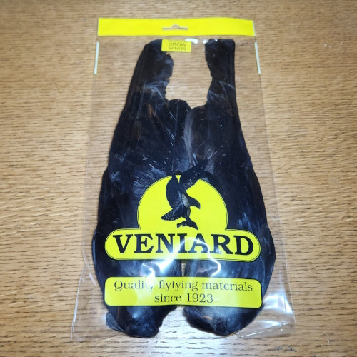 Veniard Crow Whole Wings - Troutlore Fly Tying Feathers Australia