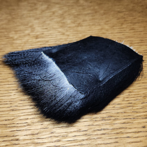 Veniard Deer Belly Hair - Black - Troutlore Fly Tying Hair and Fur Australia