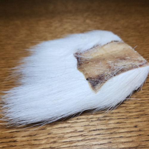 Veniard Deer Belly Hair - White - Troutlore Fly Tying Materials Australia