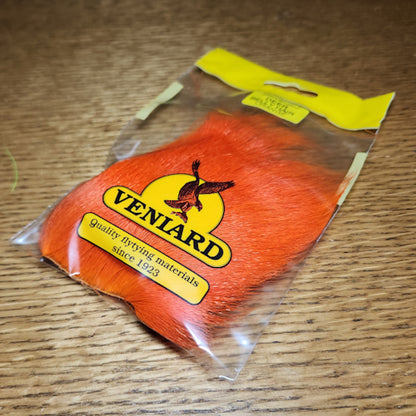 Veniard Deer Belly Hair - Orange - Troutlore Fly Tying Hair & Fur Australia
