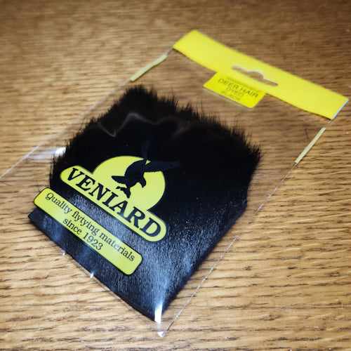 Veniard Deer Body Hair - Dyed Black - Troutlore Fly Tying Shop Australia Store Australia
