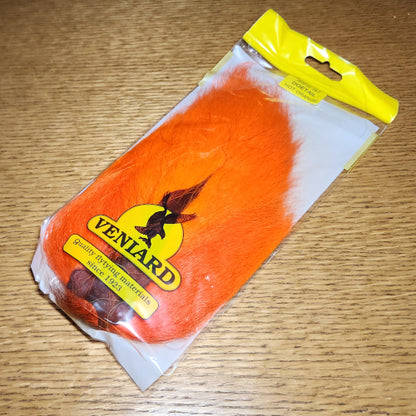 Veniard Doetail – Hot Orange - Troutlore Fly Tying Bucktail Hair Australia