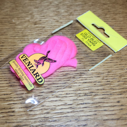 Veniard Glo-Bug Egg Yarn - Fl Pink - Troutlore Fly Tying Supplies