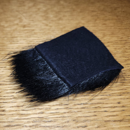 Veniard Elk Body Hair - Dyed Black - Troutlore Fly Tying Materials Australia