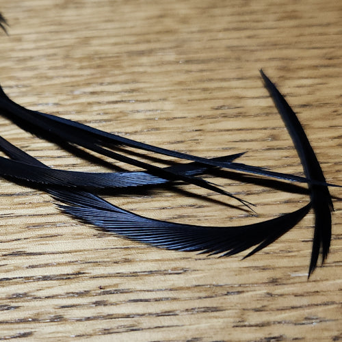 Veniard Goose Biots - Black - Troutlore Fly Tying Feathers Australia