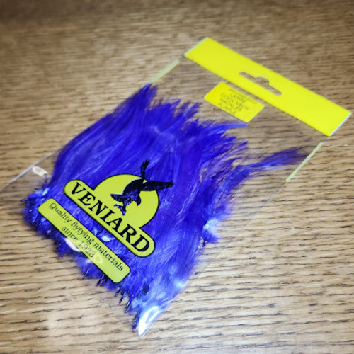 Veniard Cock Neck Hackle - Purple - Troutlore Fly Tying Store Australia