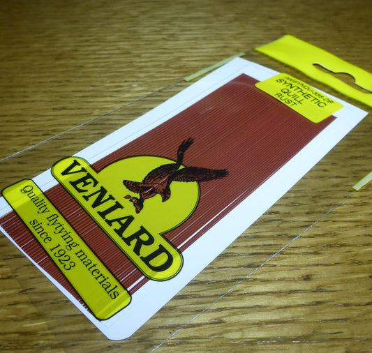 Veniard Synthetic Quills Rust - Troutlore Fly Tying Specialist Australia