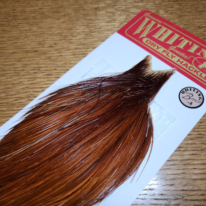 Whiting Cape Bronze Grade – Brown  - Troutlore Fly Tying Supplies Australia