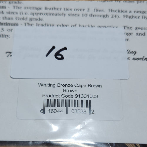Whiting Cape Bronze Grade – Brown