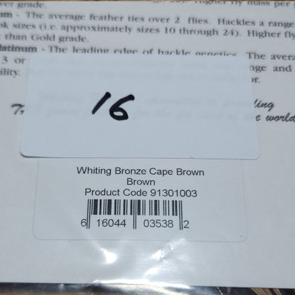 Whiting Cape Bronze Grade – Brown