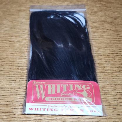 Whiting Bugger Pack - Black  - Troutlore Fly Tying Feathers Australia