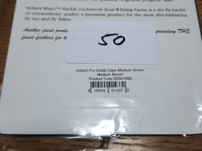 Whiting Hebert Miner Pro Grade Cape – Medium Brown